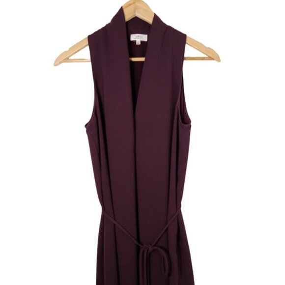 ARITZIA WILFRED Monge Burgundy Dress Women's Size XXS - Picture 6 of 16